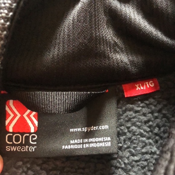 Men’s‎ XL Spyder Sweater Zip Coat - Picture 2 of 5